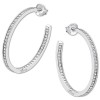 LOTUS Silver Creolen 925 Silber Zirkonia Lotus Silver IT Girl JLP1937-4-3