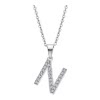 LOTUS Silver Halskette Buchstabe N 925 Silber LP1958-1/N Zirkonia JLP1958-1-N