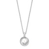 LOTUS Silver Halskette Perle 925 Silber wei Zirkonia Zuchtperle JLP3095-1-1