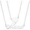 LOTUS Silver Halskette Schriftzug Mama Herz 925 Silber Mothers Love JLP3234-1-1