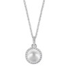LOTUS Silver Halskette Perlen 925 Silber Lotus Style Pearls JLP3480-1-1