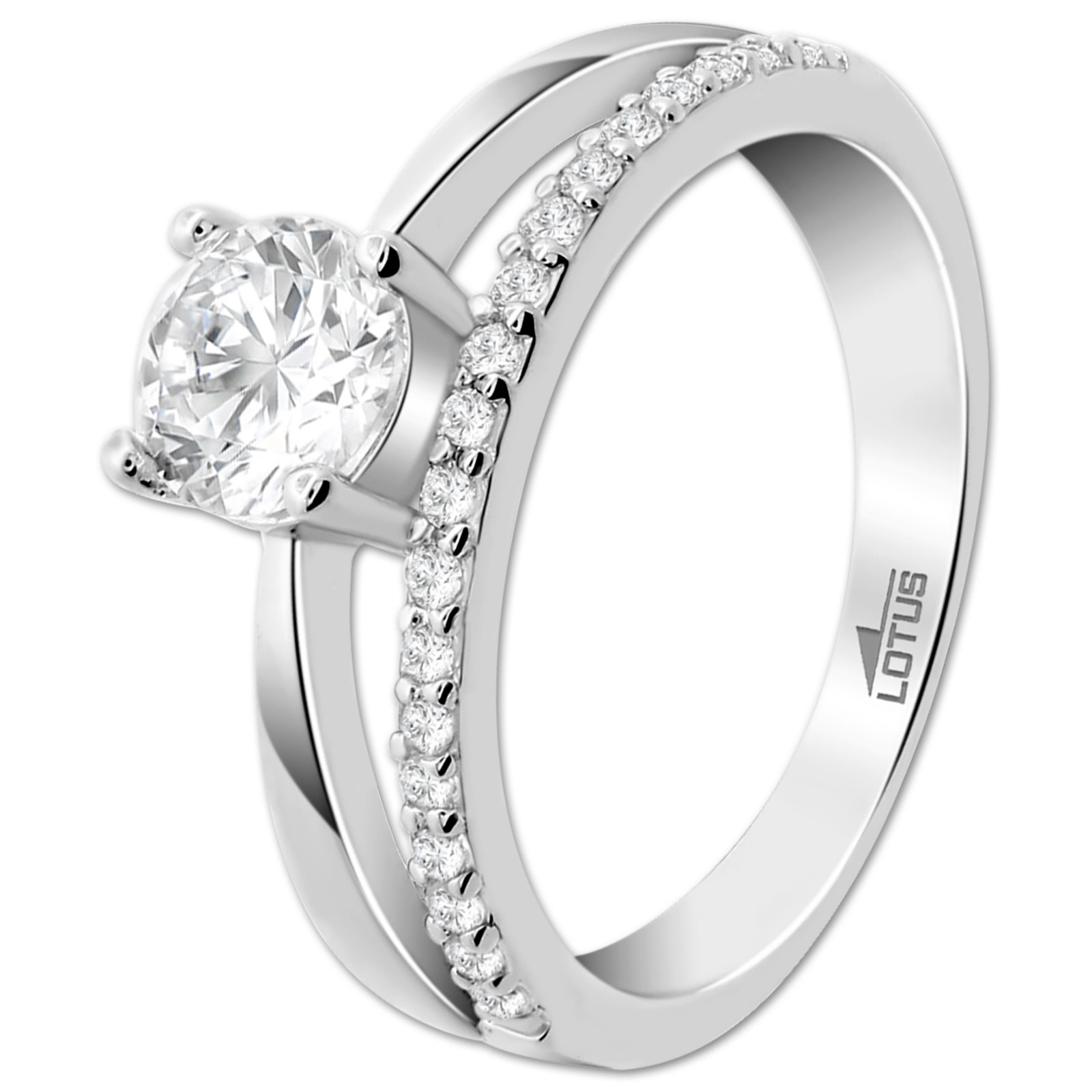 LOTUS Silver Ring Zirkoniastein 925 Silber Lotus Silver Trendy JLP3741-3-114