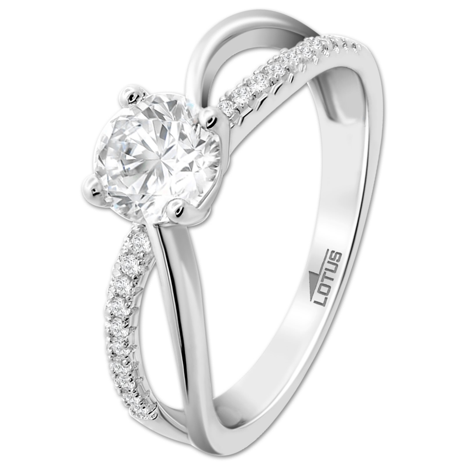 LOTUS Silver Ring Zirkoniastein 925 Silber Lotus Silver Trendy JLP3742-3-112