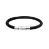 LOTUS Style Leder-Armband rund schwarz Edelstahlschmuck JLS1119-2-1