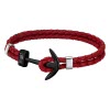 LOTUS Style Armband Herren Leder rot LS1832-2/9 Anker Schmuck JLS1832-2-9