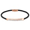 LOTUS Style Armband LS2003-2/6 Damen Leder schwarz rosegold Urban JLS2003-2-6