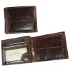 Wild Things Only  echtes Leder braun Portemonnaie RFID Schutz OPJ102N