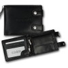 Bag Street Bikerbrse quer Leder schwarz Herren  Brieftasche OPJ124S