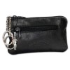 Schlsseltasche schwarz Echtleder, glattes Leder Etui Bag Street OPJ900S