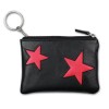 Schlsseltasche Leder schwarz, pink Schlsseletui DrachenLeder OPS904P