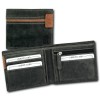 DrachenLeder Vintage  grau, braun Echtleder Portemonnaie Brieftasche Herren OPT081K
