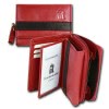 DrachenLeder rot schwarz Leder Portemonnaie Brieftasche OPZ100R