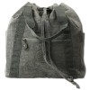 Bag Street Rucksack Crinkle Nylon grau trendiger Damen Handtasche ORJ202K