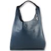Glxklee klassischer XL Damen Shopper Kunstleder Henkeltasche jeansblau OTD108B
