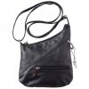Florence Mini  Damen Handtasche echtes Leder schwarz OTF100S