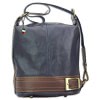 Florence ,Rucksack wandelbar Damen Handtasche Leder blau OTF104M