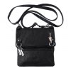Florence , Abendtasche Leder schwarz Damen Handtasche OTF107S