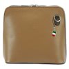 Florence Mini  Damen Handtasche echtes Leder taupe braun OTF109C
