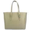 Florence Echtleder  Damen taupe Businesstasche Shopper OTF127K