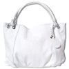Florence Echtleder Hobo Bag Damen wei  Henkeltasche OTF128W