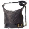 Florence Tasche Rucksack wandelbar Damen Handtasche Leder schwarz OTF129S