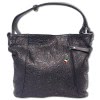 Florence Echtleder  Damen schwarz Henkeltasche OTF130S