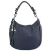 Florence Echtleder Hobo Bag Damen blau   OTF134B