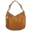 Florence Echtleder Hobo Bag Damen tan braun   OTF134N