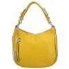 Florence Echtleder Hobo Bag Damen gelb   OTF134Y