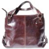 Florence Echtleder  Damen braun Henkeltasche Shopper OTF136N