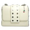 Florence Nieten  Abendtasche Echtleder Damen beige OTF143C