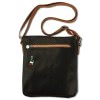 Florence  Herren Tasche Echtleder schwarz braun OTF146F