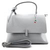 Florence  Damen Handtasche Echtleder hellgrau OTF153K