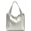 Florence Echtleder Hobo Bag Damen wei   OTF155W