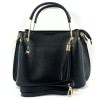 Florence  Damen Handtasche Echtleder schwarz OTF157S