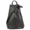 Florence Rucksack  Leder schwarz Damen Rucksacktasche OTF605S