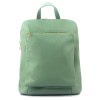 Florence Rucksack Damen Echtleder Cityrucksack hellgrn OTF610L