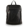 Florence Rucksack Damen Echtleder Cityrucksack schwarz OTF610S