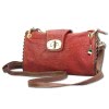 Florence 2in1 Abendtasche Clutch Wristlet Echtleder rot  OTF804R