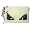 Florence  Jugend Handgelenktasche Tasche Echtleder beige OTF805W