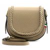 Florence  Damen  Satteltasche Echtleder taupe OTF806C