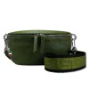 Florence Echtleder Grteltasche Damen grn Bauchtasche Jugend OTF807G