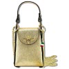Florence  Biene Damen Handtasche Echtleder gold metallic OTF813Z