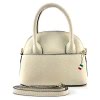 Florence  Damen Handtasche Bowlingtasche Echtleder beige OTF814C