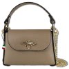 Florence  Biene Damen Handtasche Echtleder taupe OTF817C