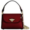 Florence  Biene Damen Handtasche Echtleder dunkelrot OTF817D