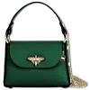 Florence  Biene Damen Handtasche Echtleder grn OTF817G