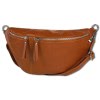 Florence Echtleder Grteltasche extra gro Damen hellbraun Bauchtasche Jugend OTF820C