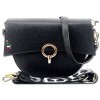 Florence  Satteltasche Echtleder Damen schwarz OTF824S