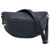 Florence Echtleder Bauchtasche gro Damen blau  Jugend OTF825B